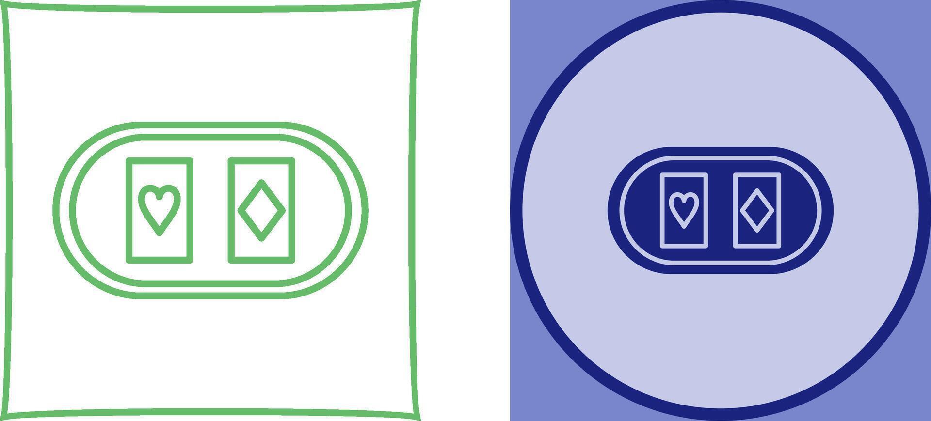 Cards Table Icon Design vector