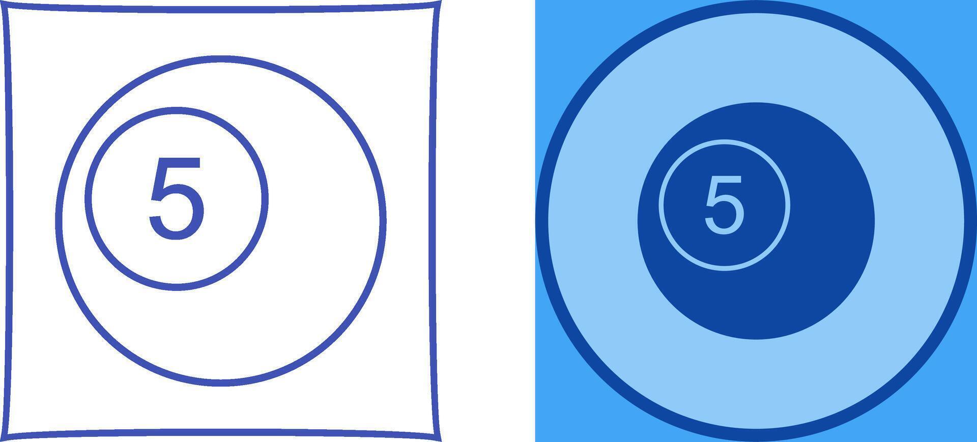 Pool Balls Icon Design vector