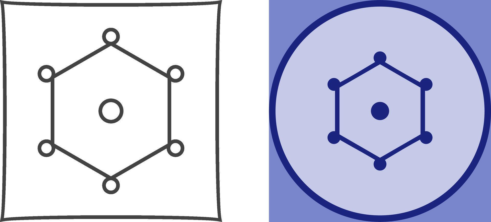 Unique Nodes Icon Design vector