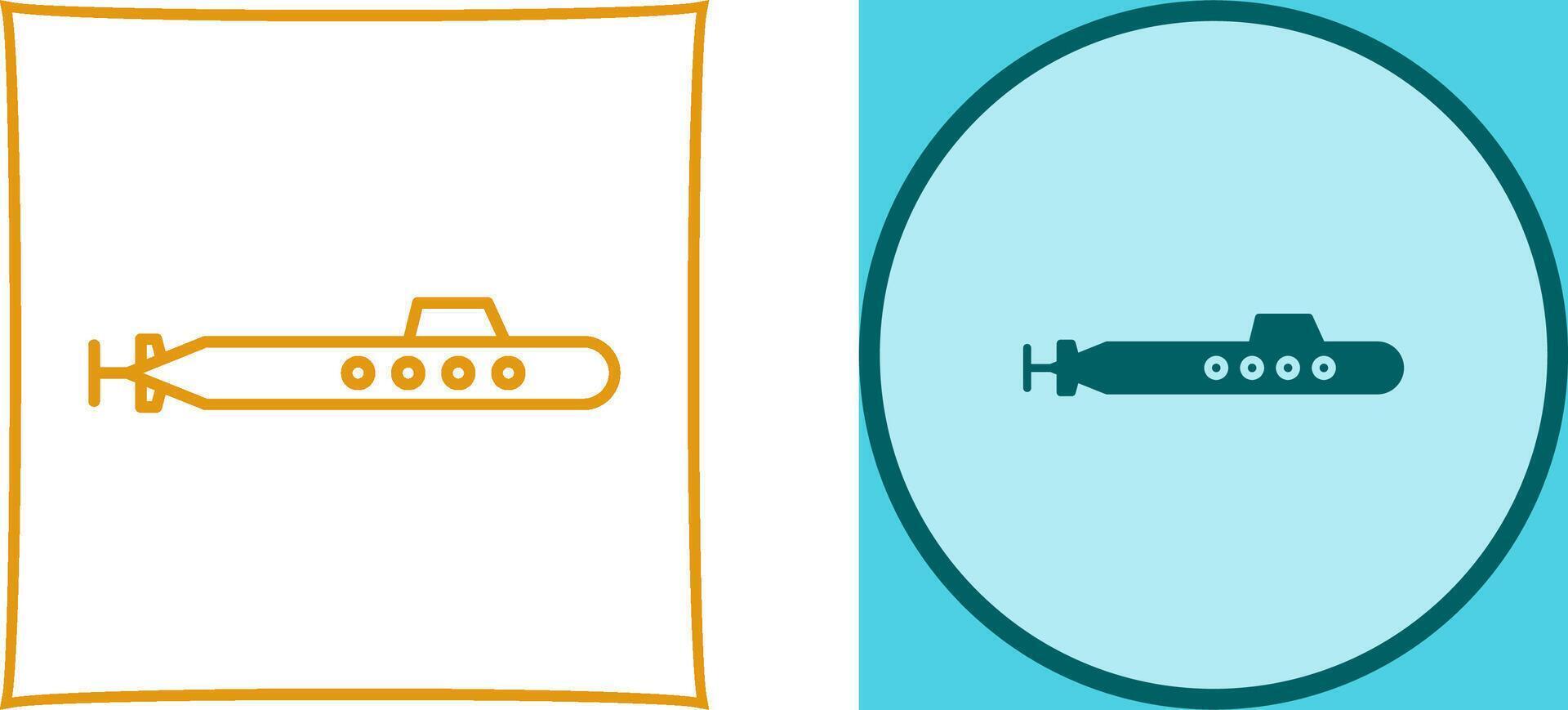Submarine Icon Design vector