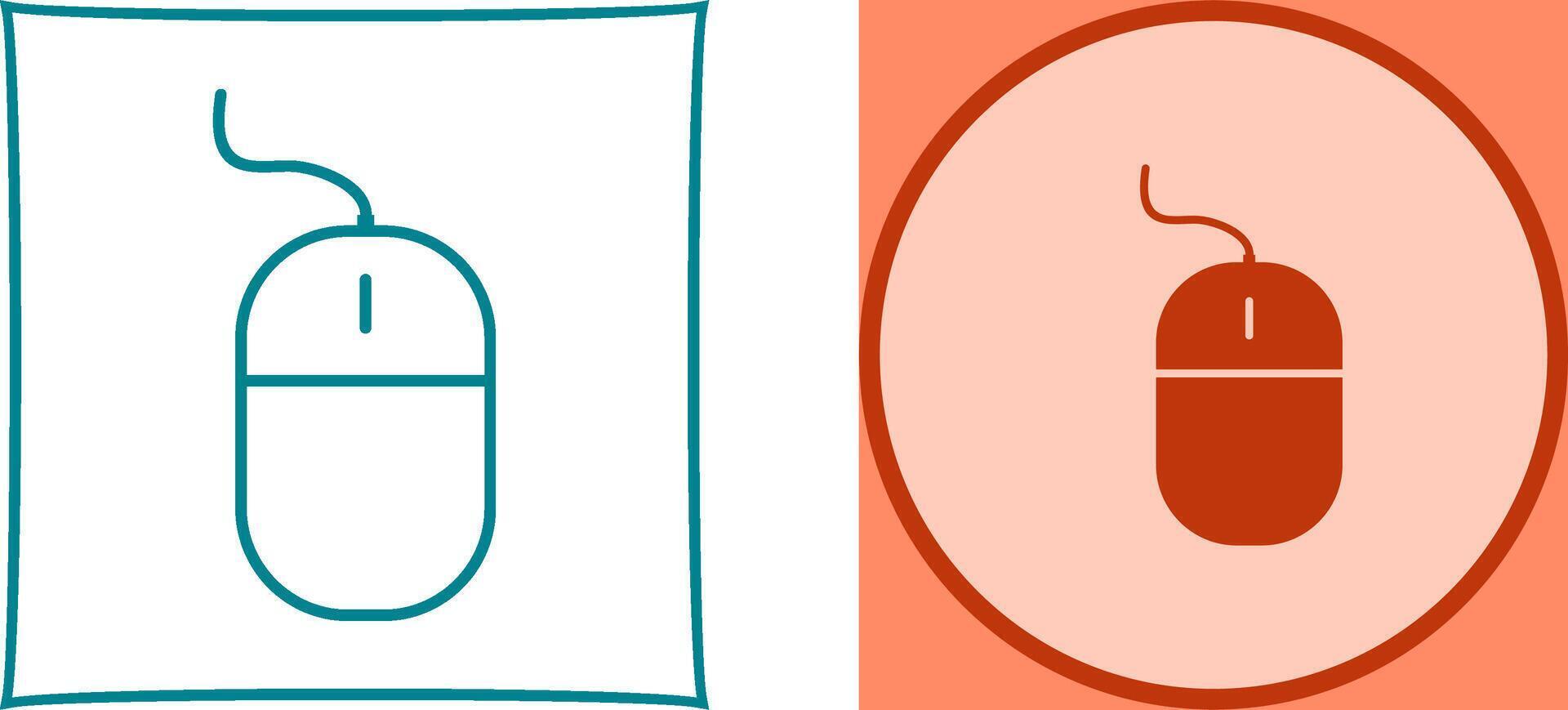 Unique Mouse Icon Design vector