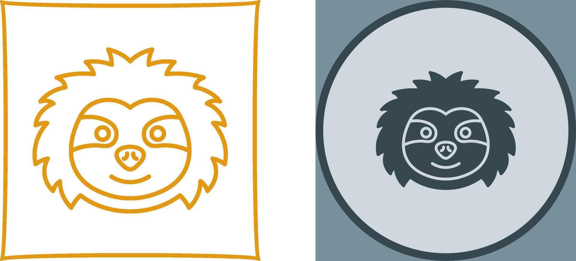 Sloth Icon Design vector