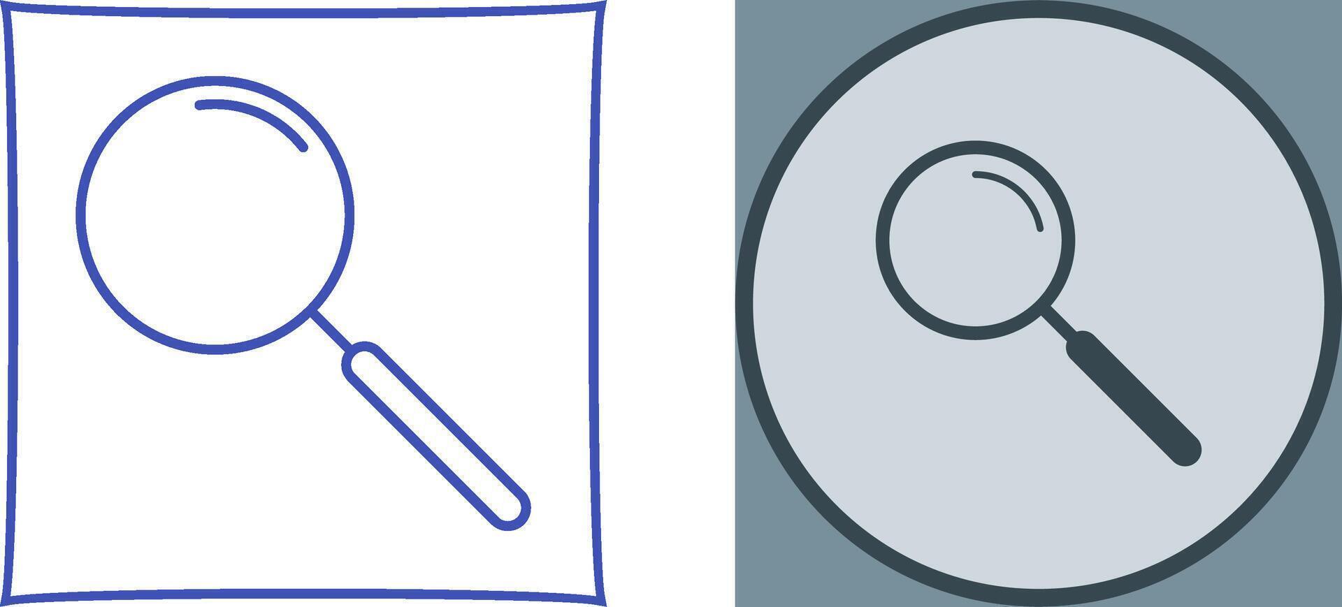 Unique Search Icon Design vector