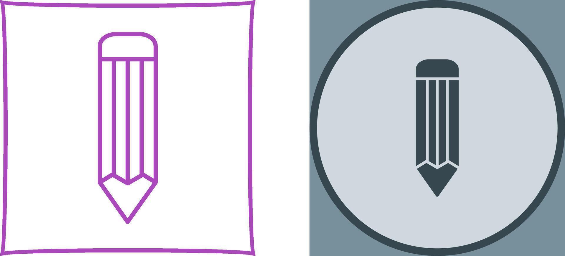 Unique Pencil Icon Design vector