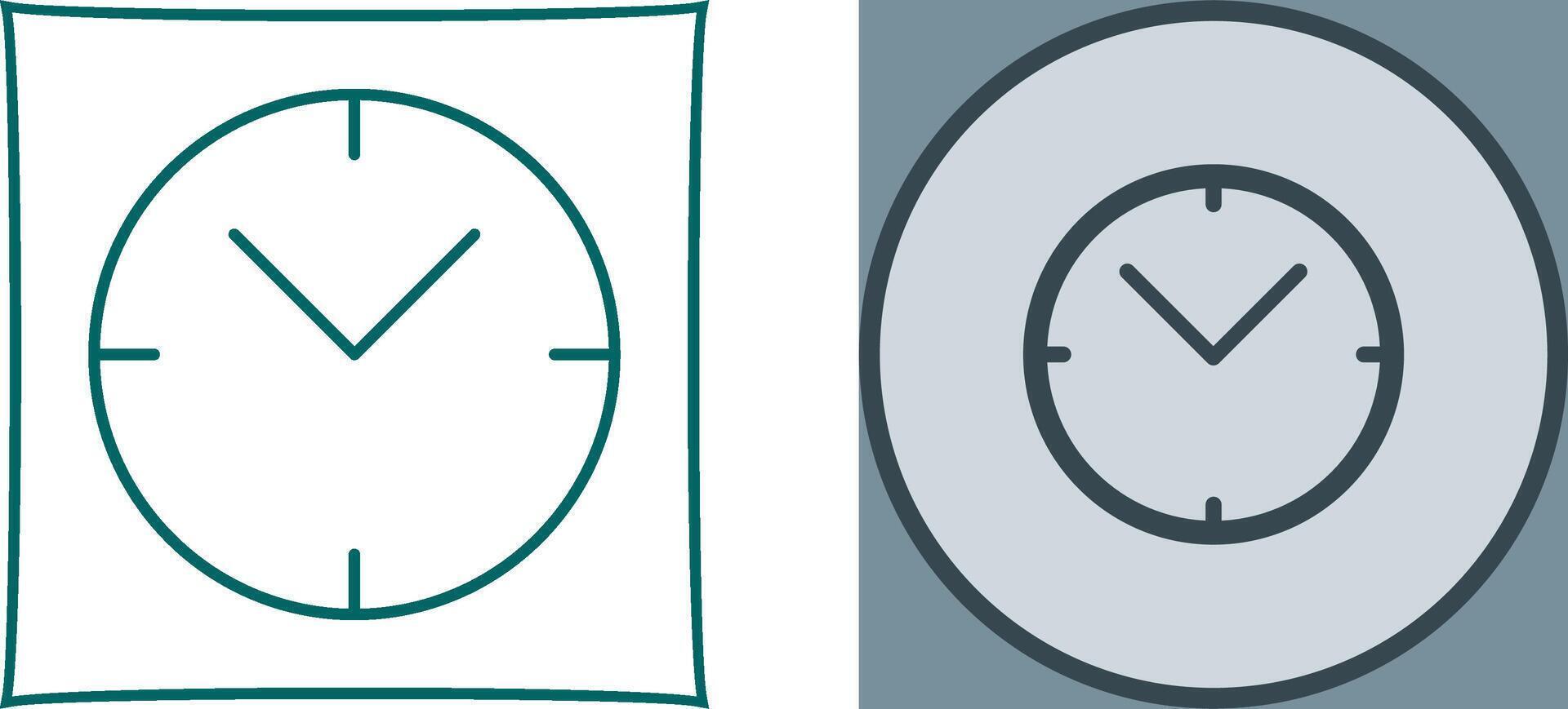 Unique Clock Icon Design vector