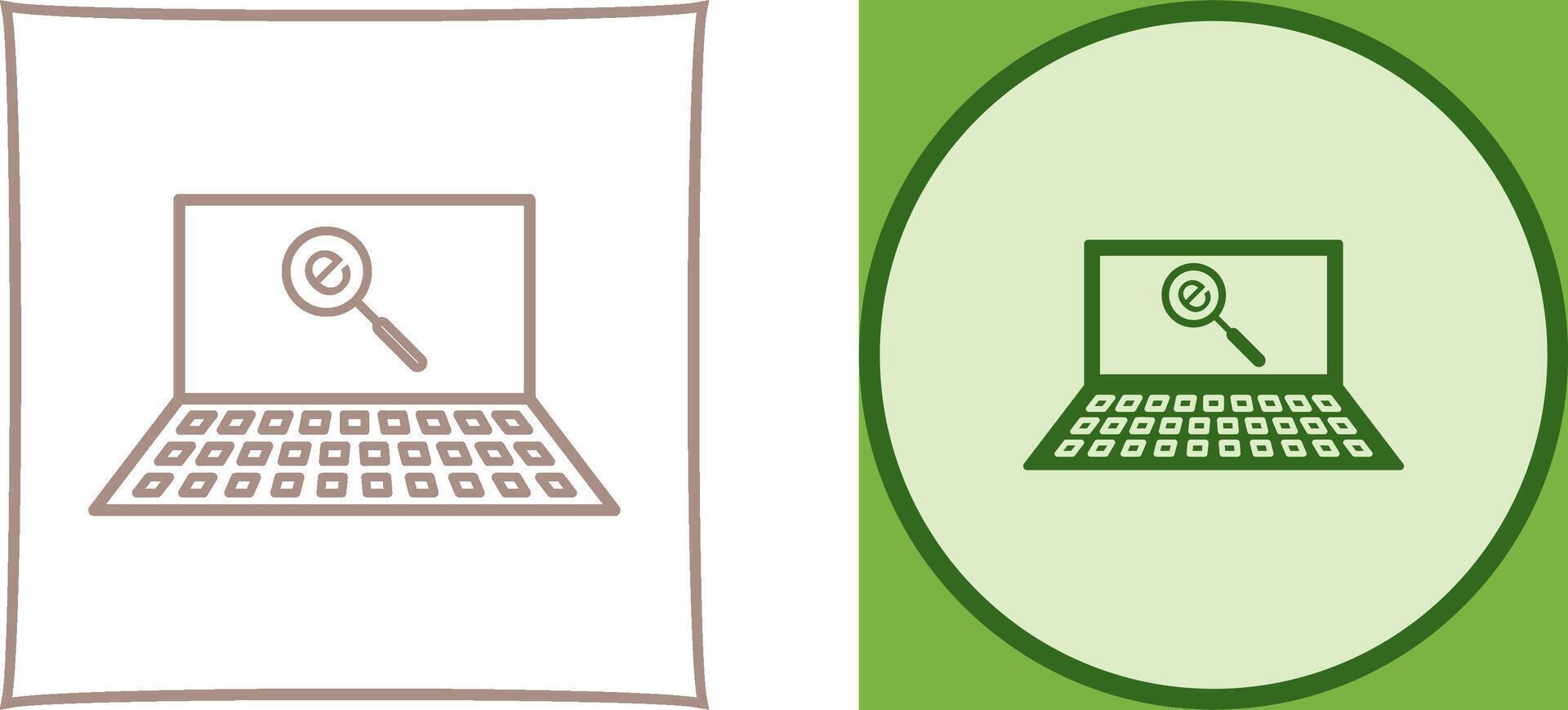 Unique Find on Internet Icon Design vector