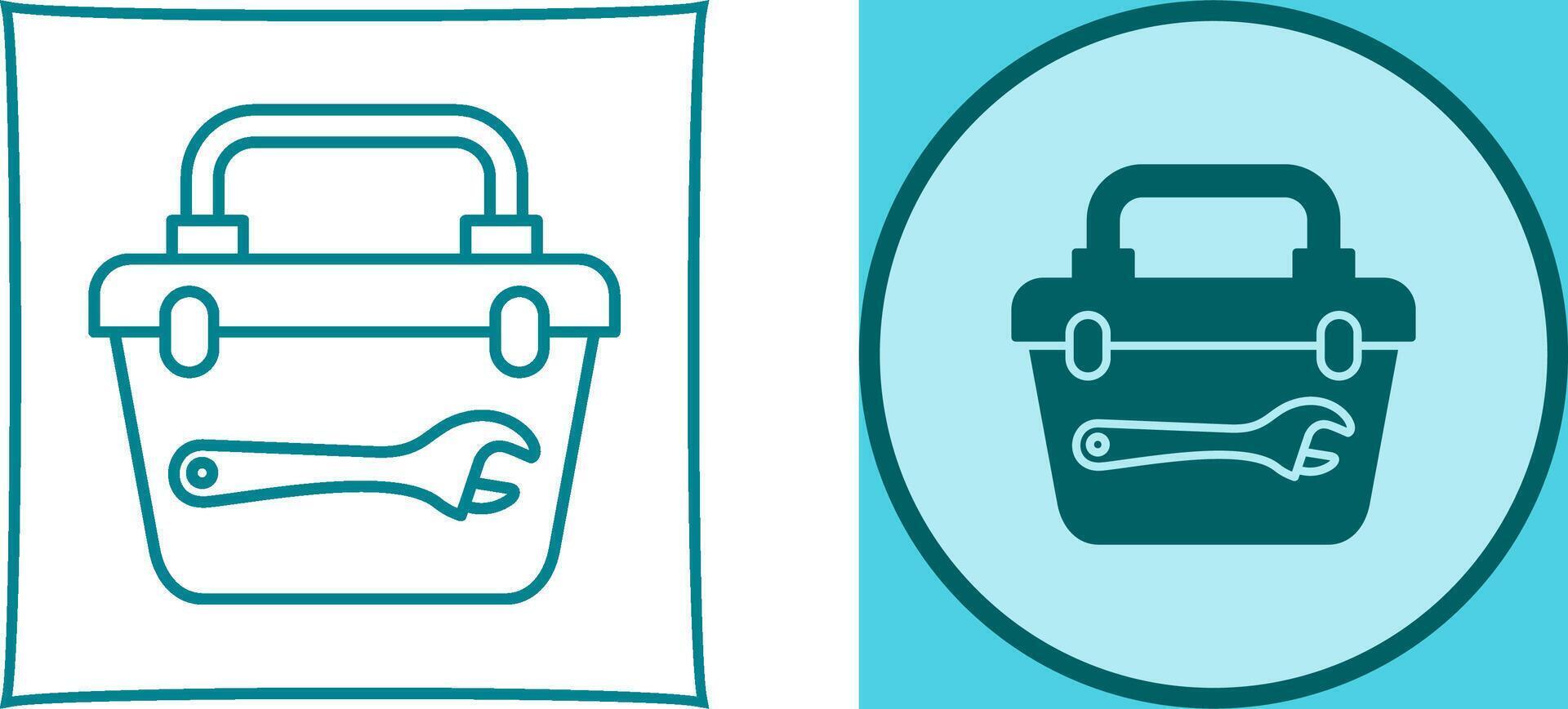 Toolbox Icon Design vector