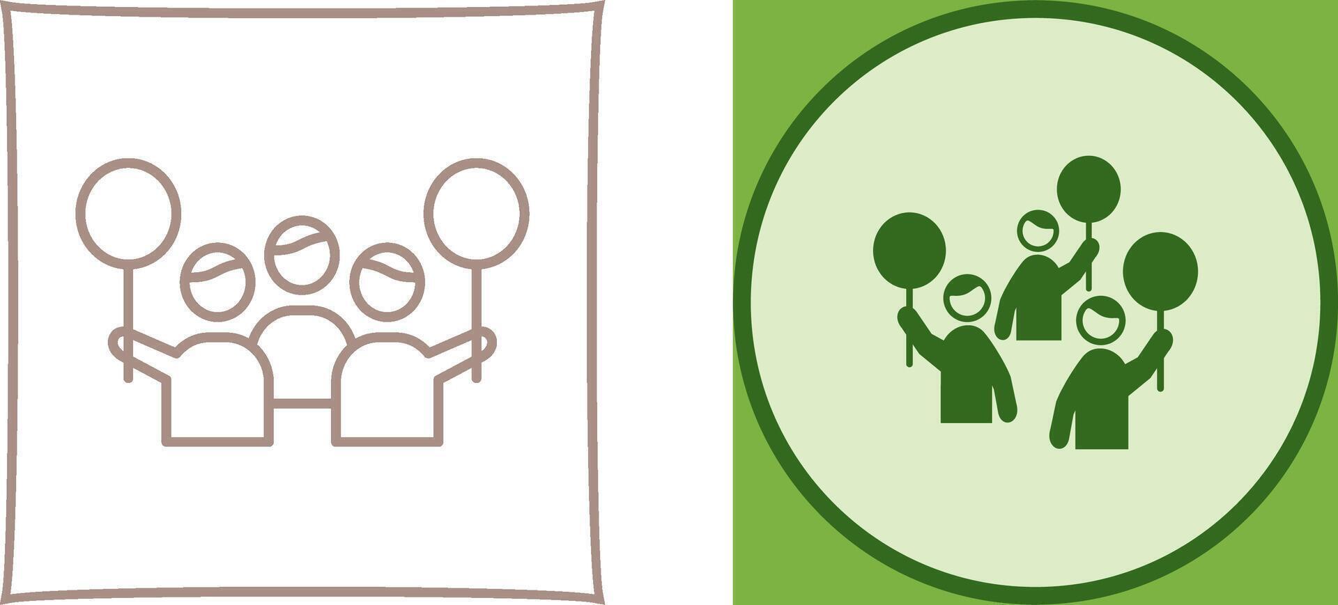 Protest Icon Design vector
