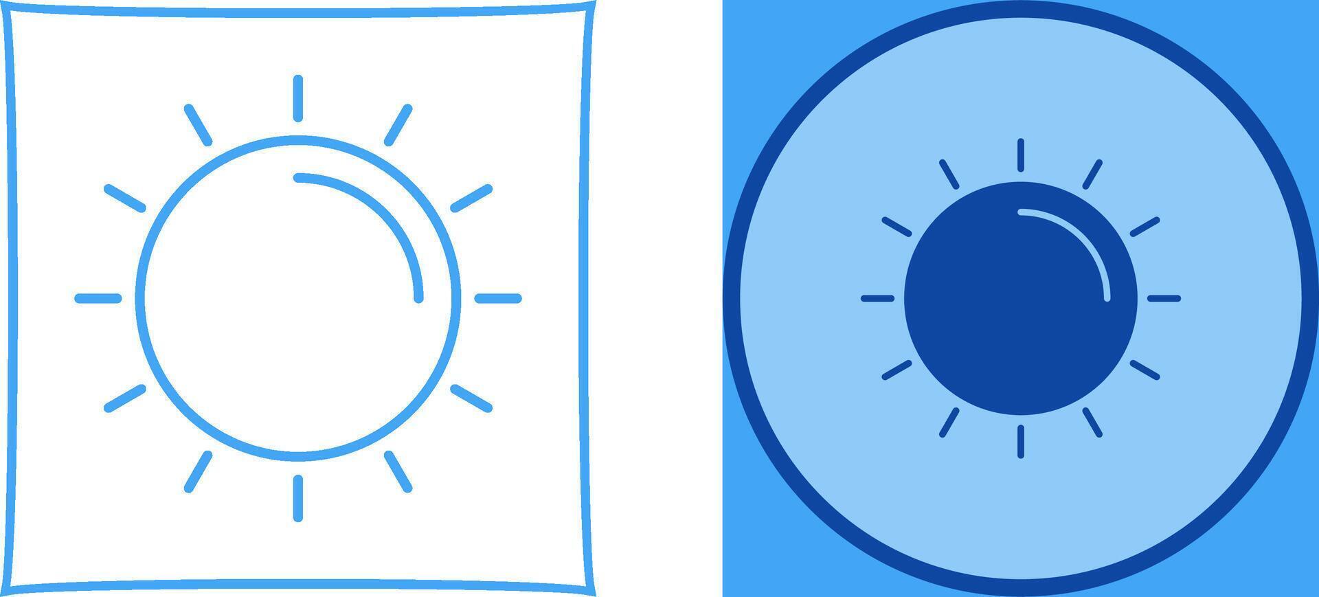 Sun Icon Design vector