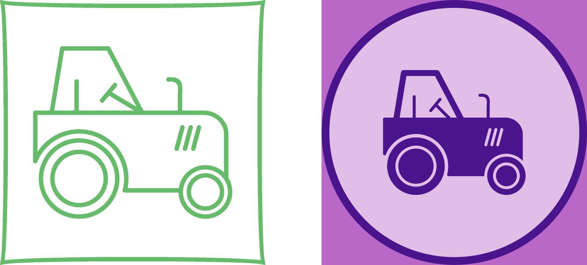 Tractor Icon Design vector