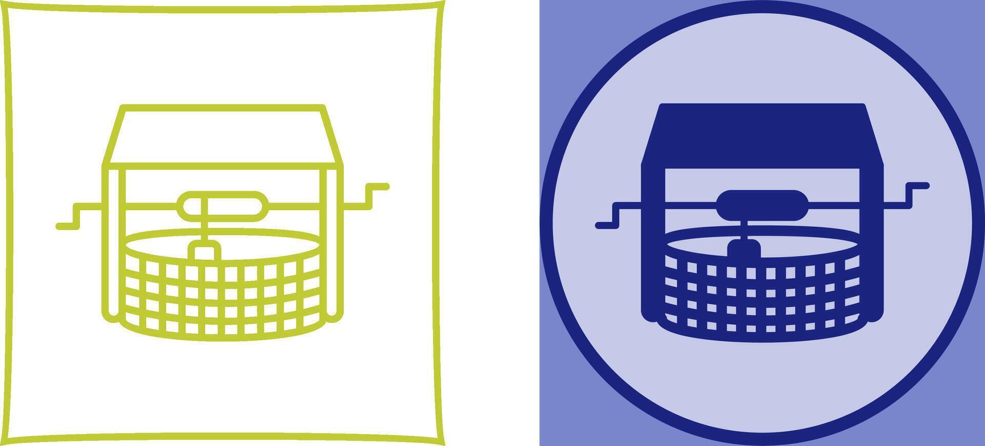 Water Well Icon Design vector