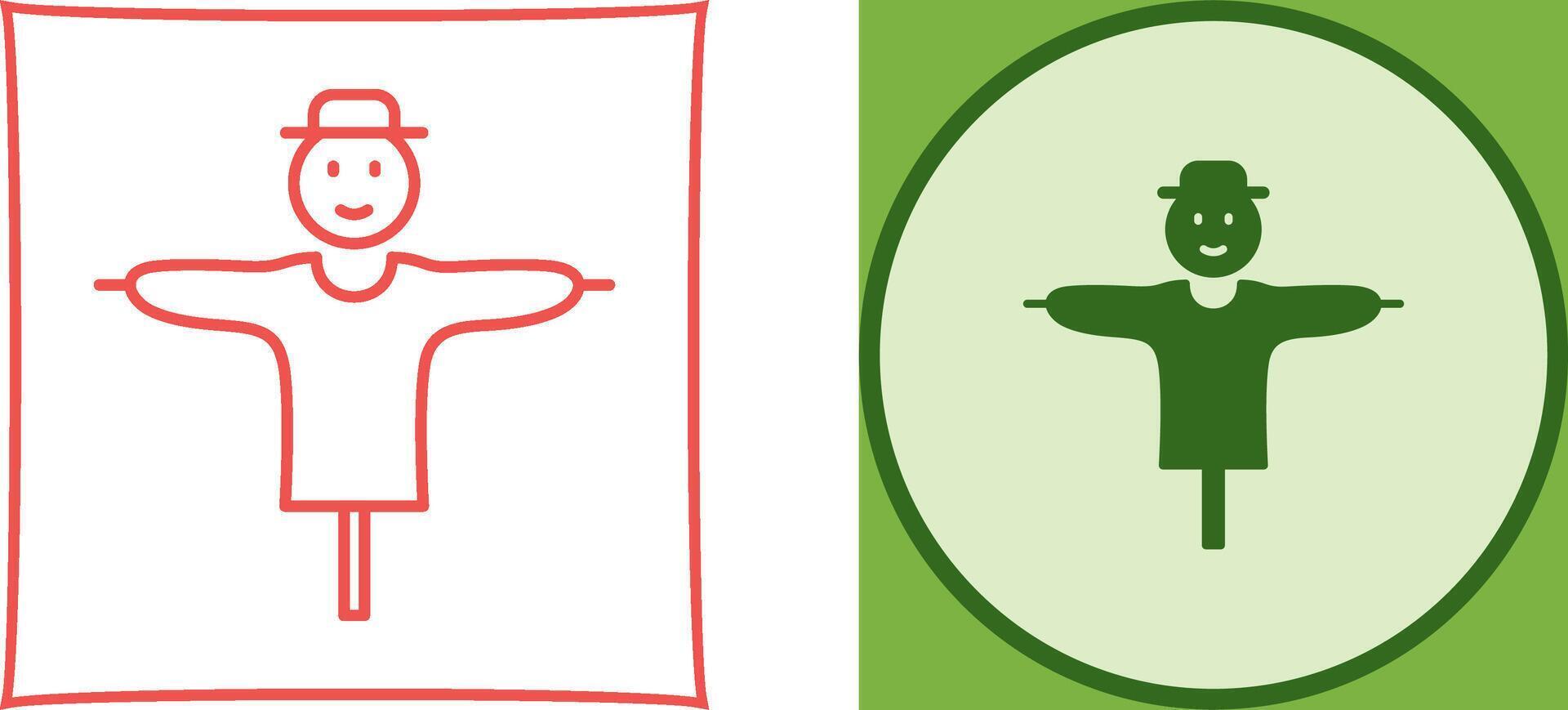 Scare Crow Icon Design vector