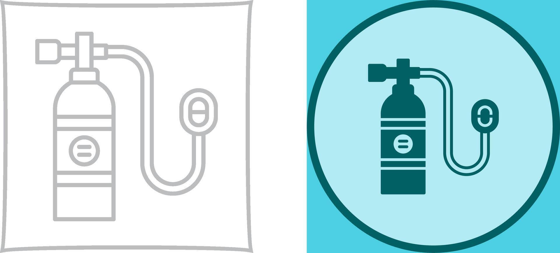 Oxygen Tank Icon Design vector