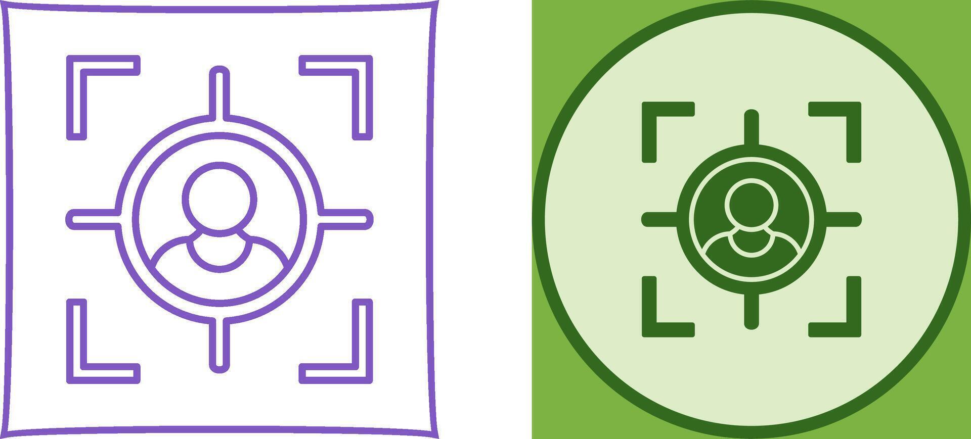 Target Icon Design vector