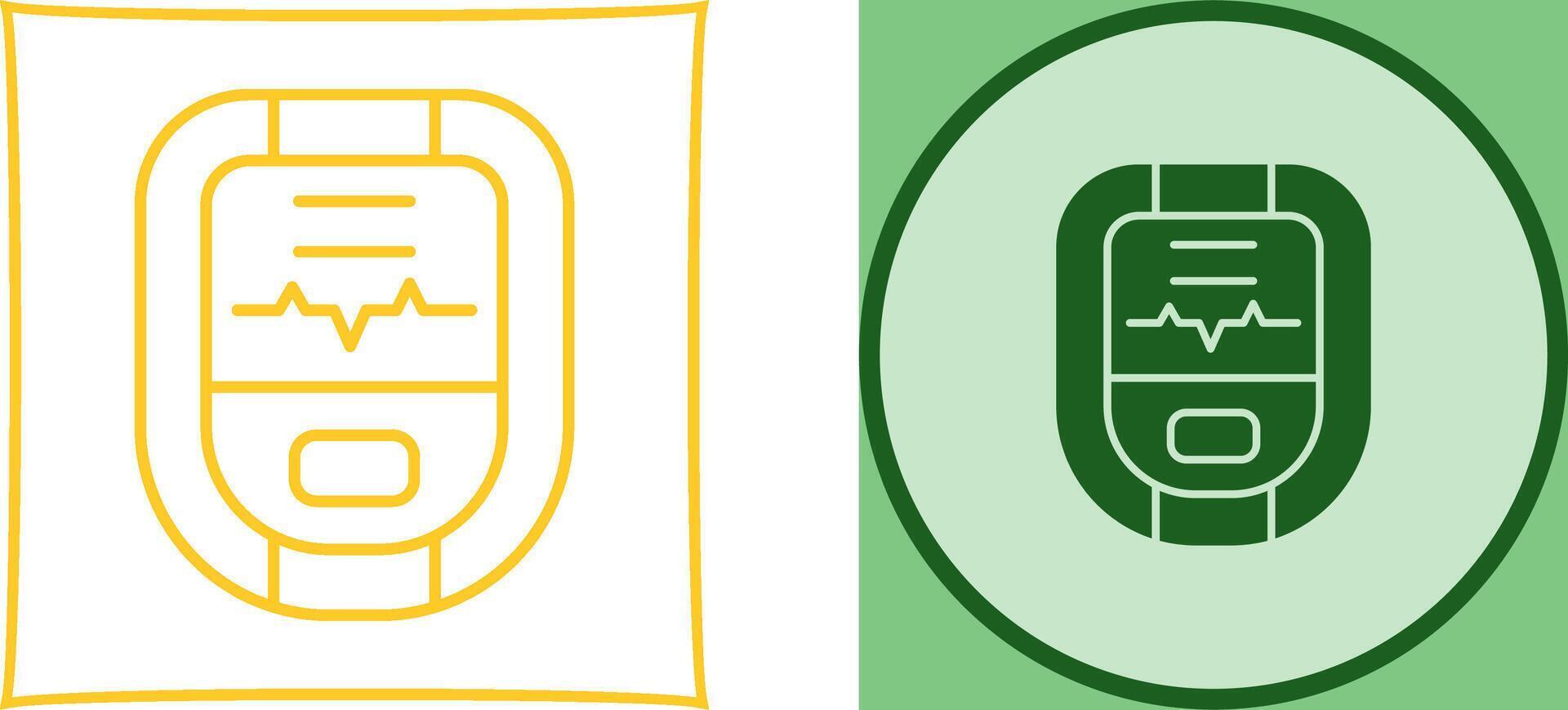 Oximeter Icon Design vector