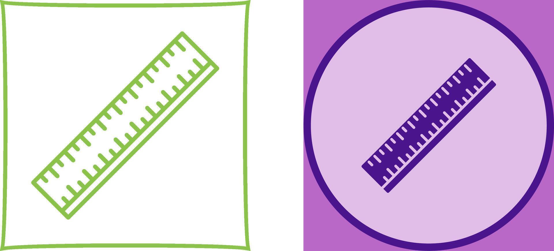Ruler Icon Design vector
