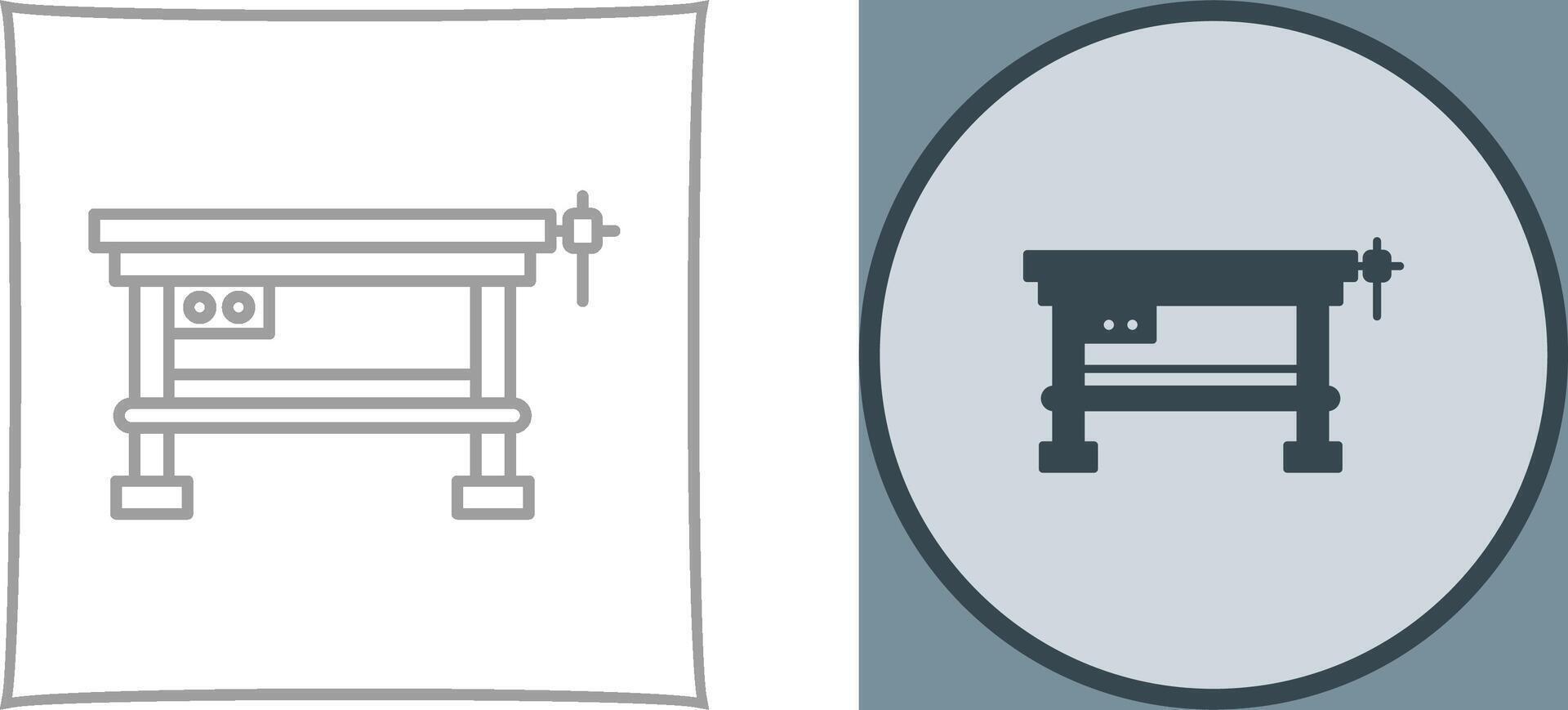 Work Bench Icon Design vector