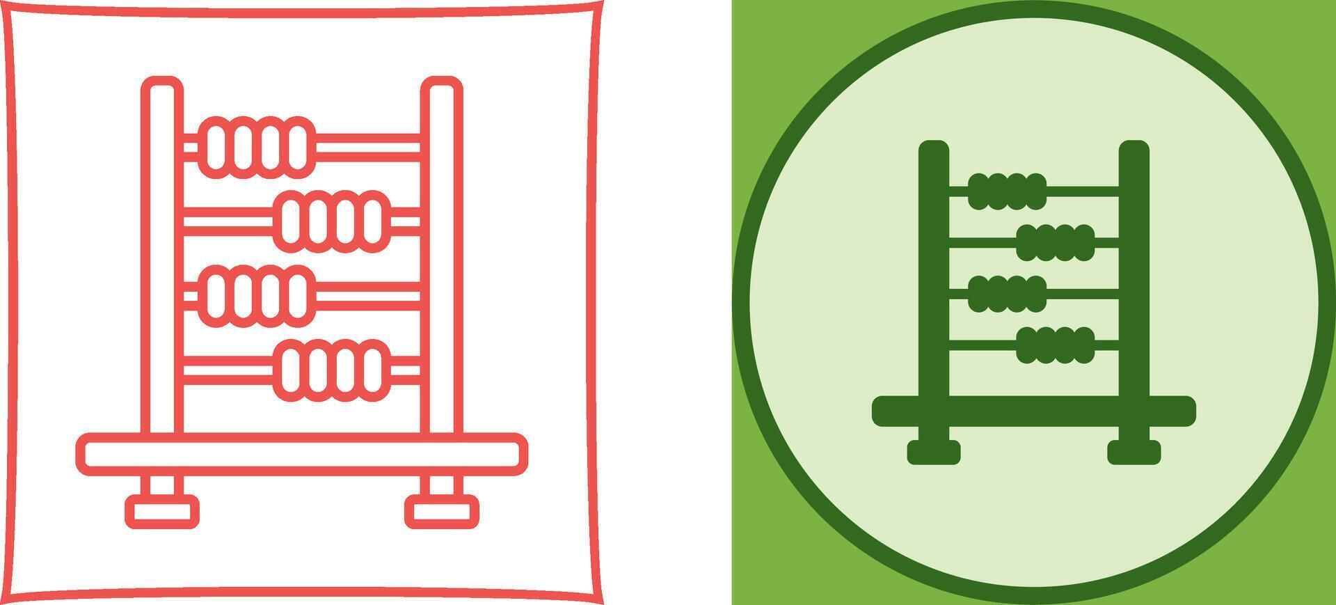 Abacus Icon Design vector