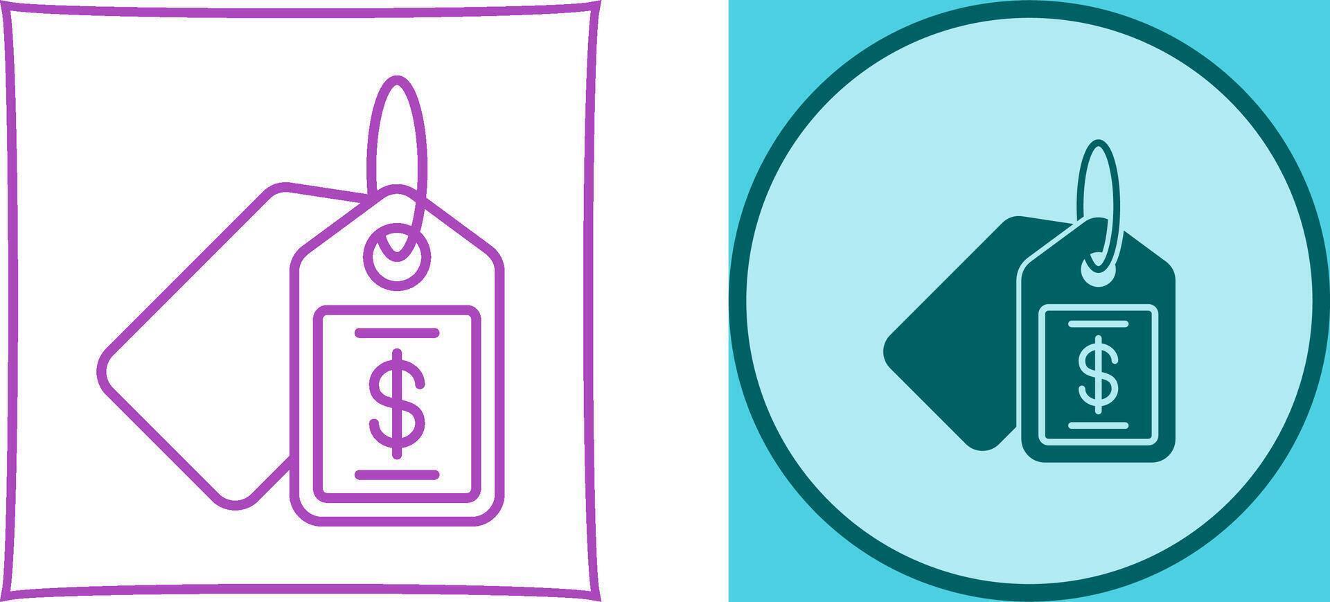 Price Tag Icon Design vector