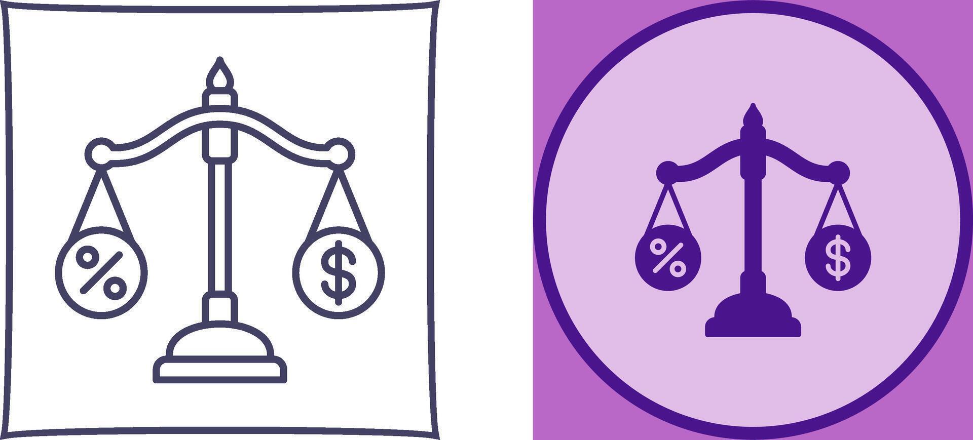 Scale Icon Design vector