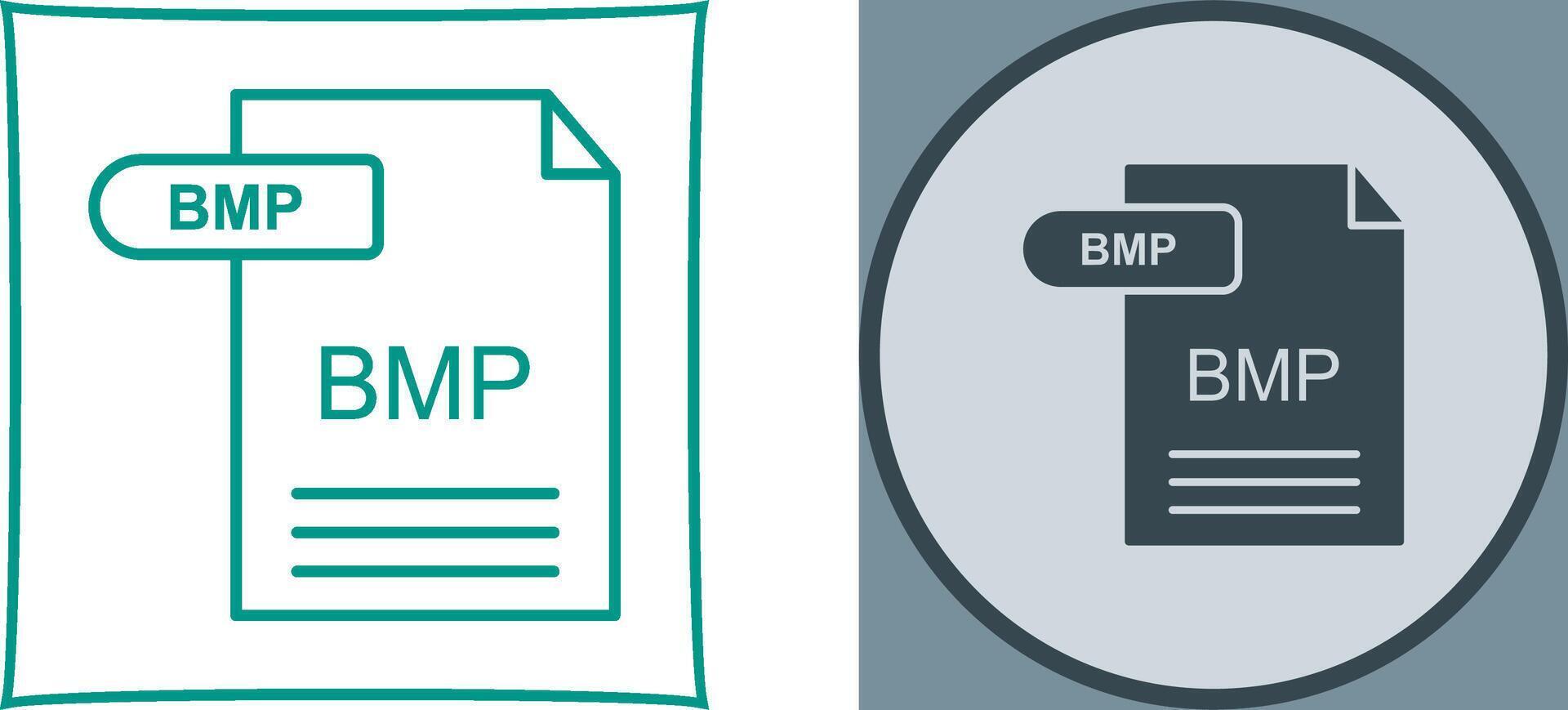 BMP Icon Design vector