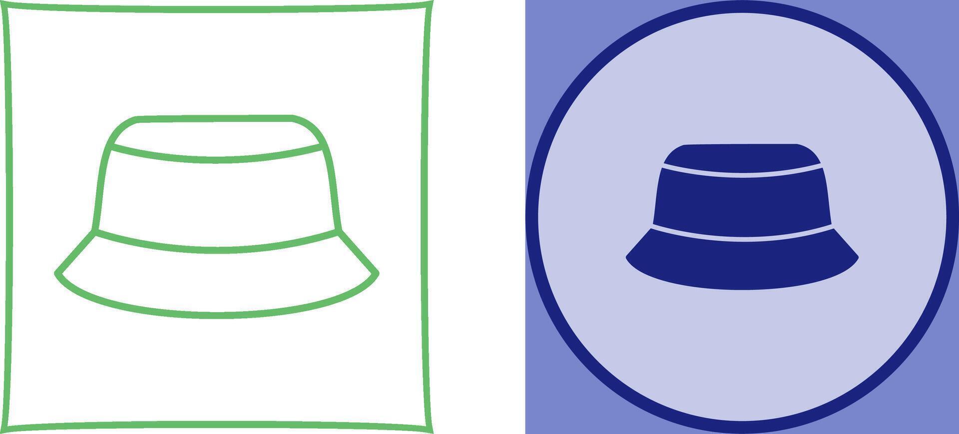 Men's Hat Icon Design vector