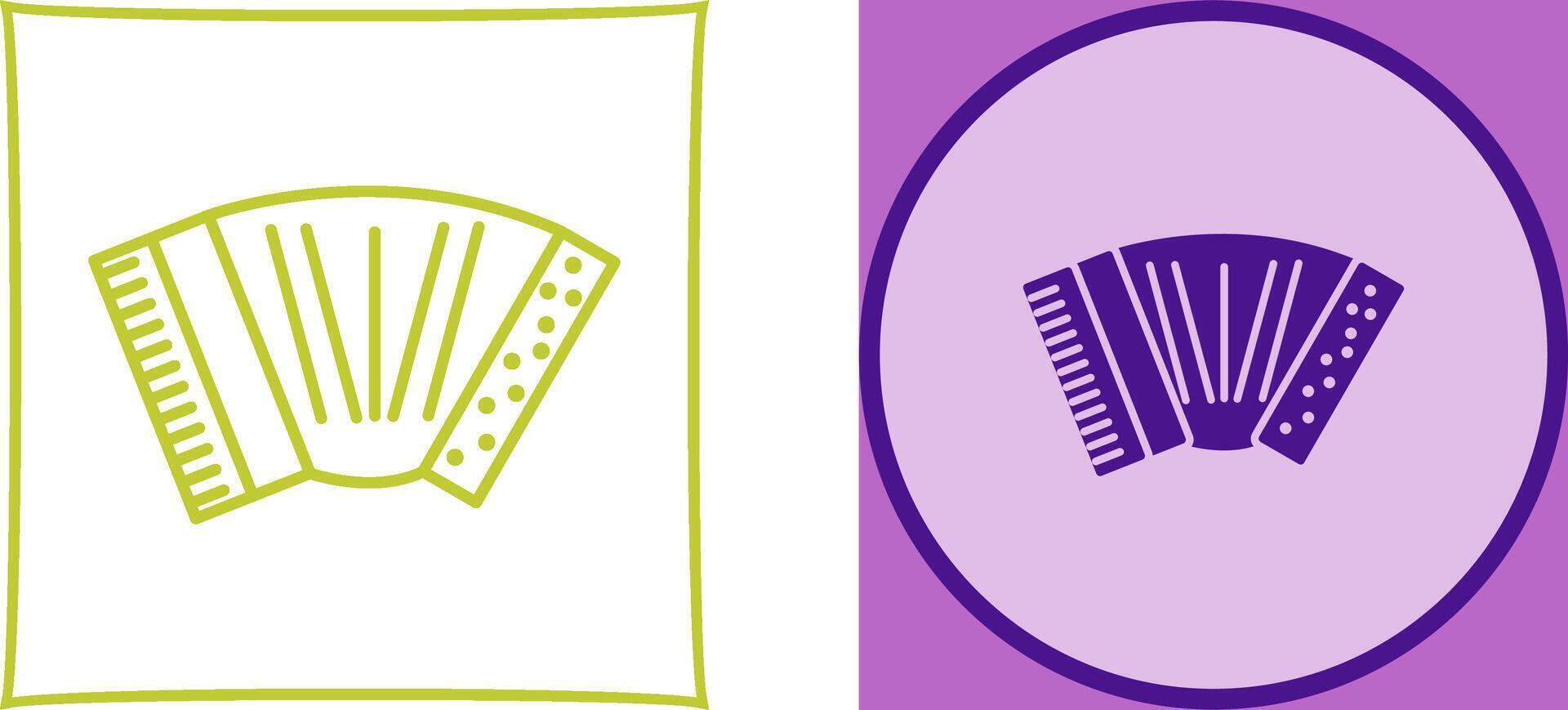 Accordion Icon Design vector