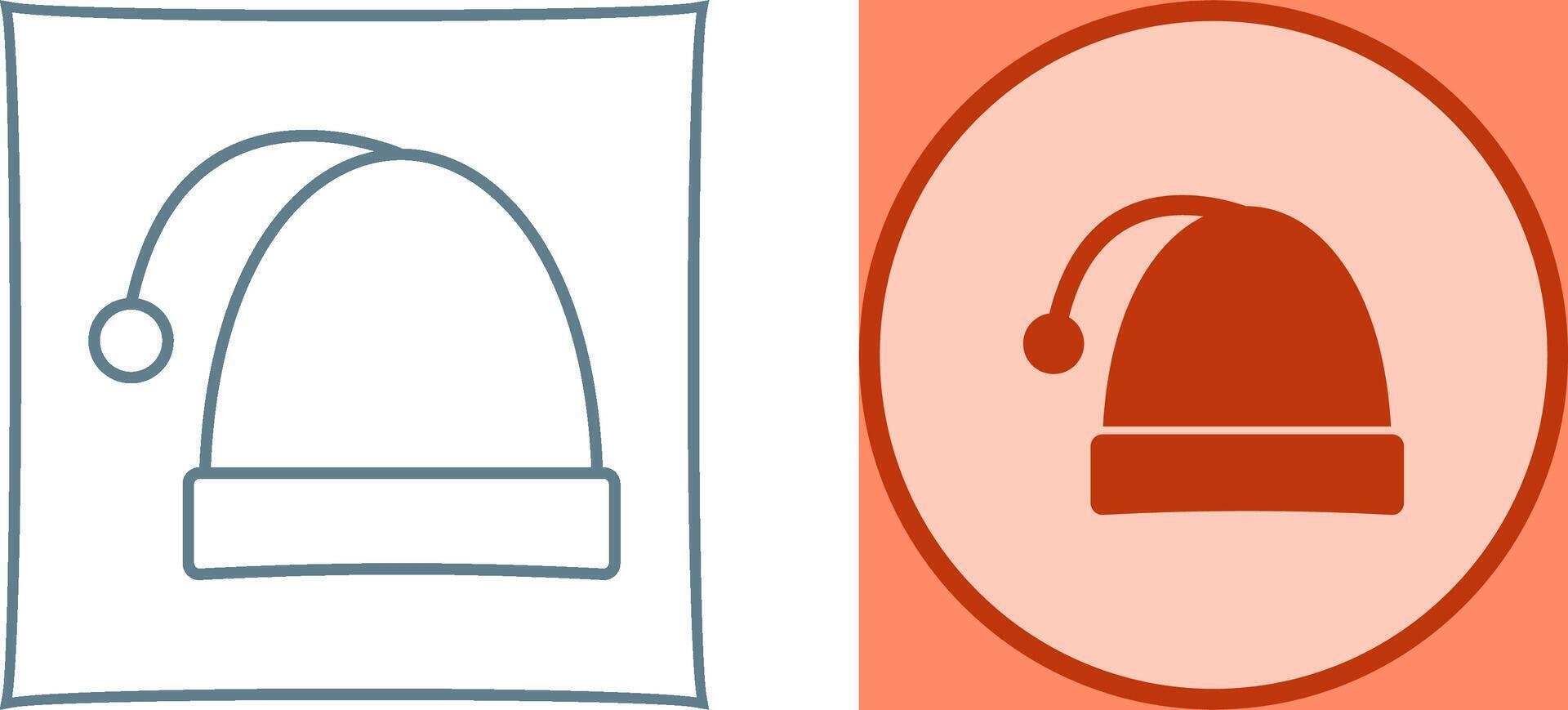 Christmas Cap Icon Design vector