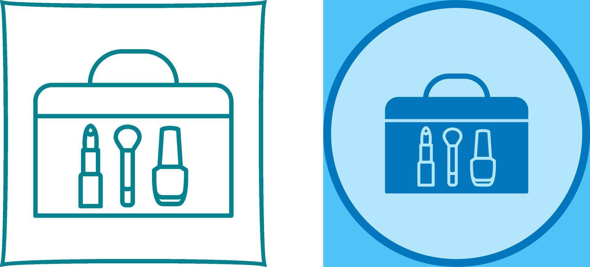 Cosmetics Box Icon Design vector