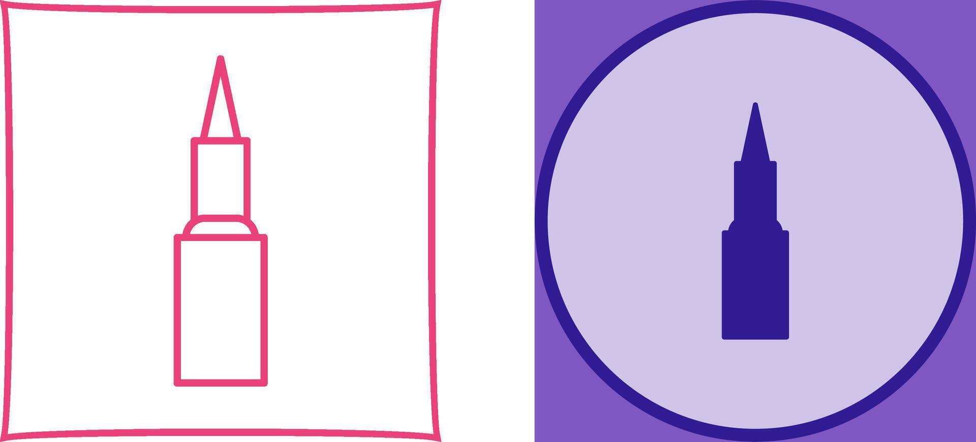Kajal cosmetics Icon Design vector