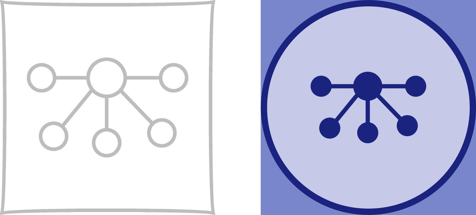 Nodes Icon Design vector