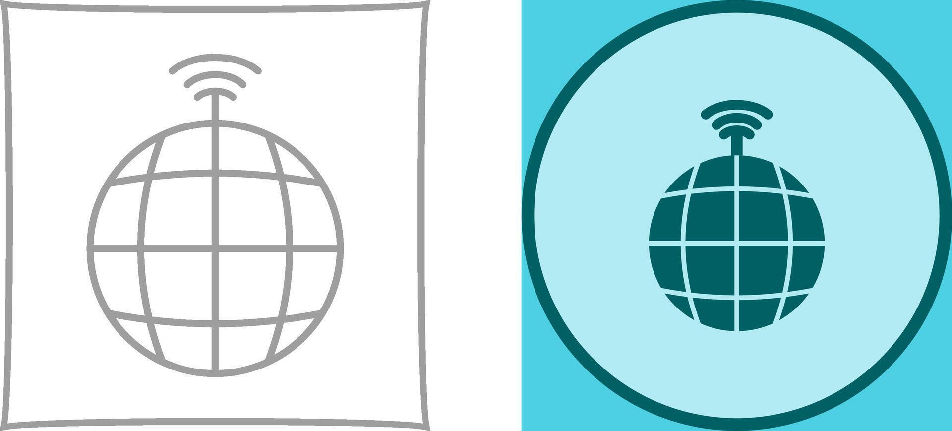 Global Signals Icon Design vector