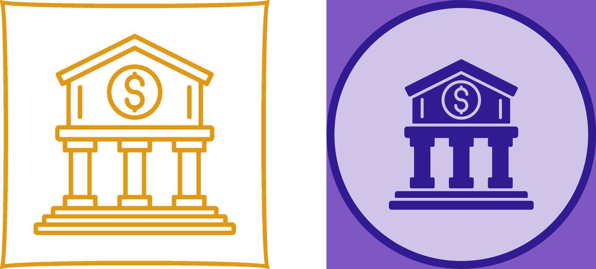 Bank Icon Design vector