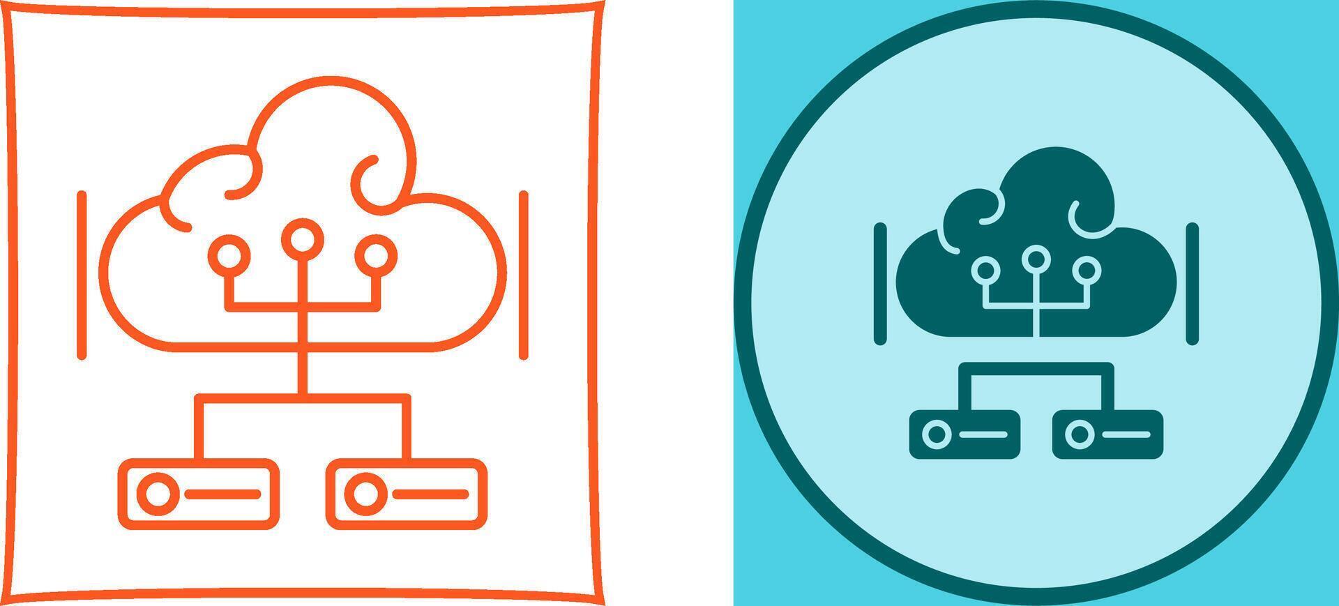 Big Data Icon Design vector