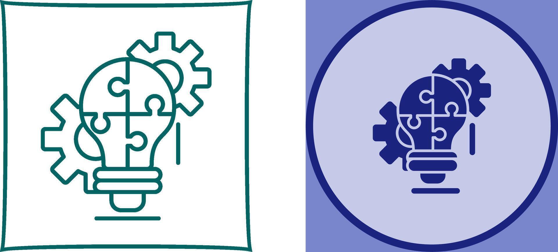 Problem Solving Icon Design vector