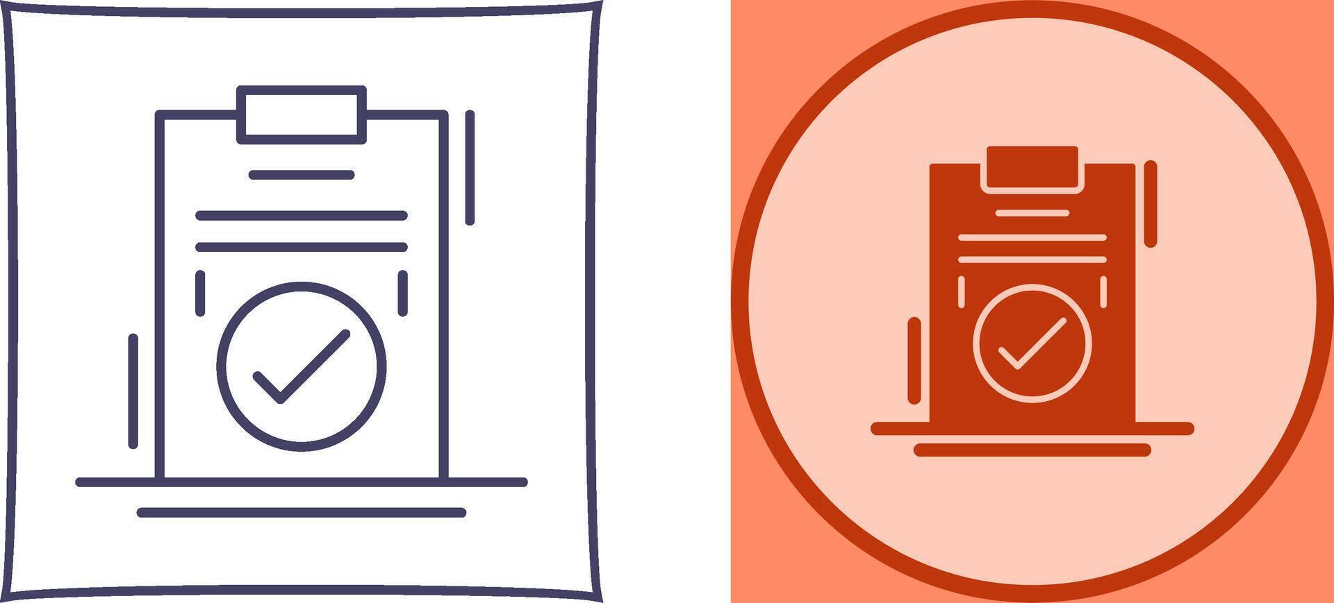Checkmark Icon Design vector