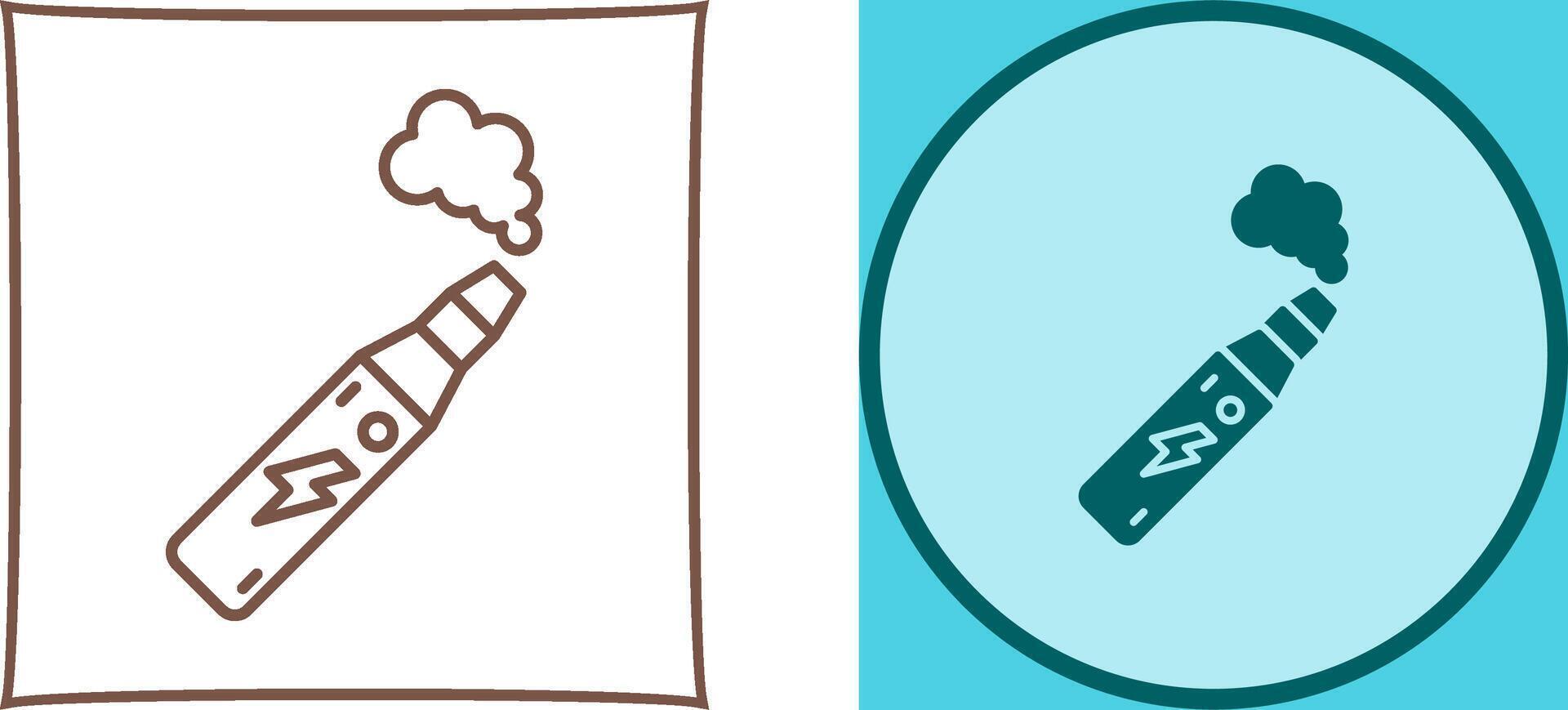 Electronic Cigarette Icon Design vector