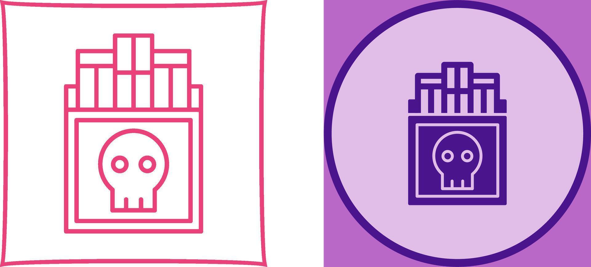 Smoking Kills Icon Design vector