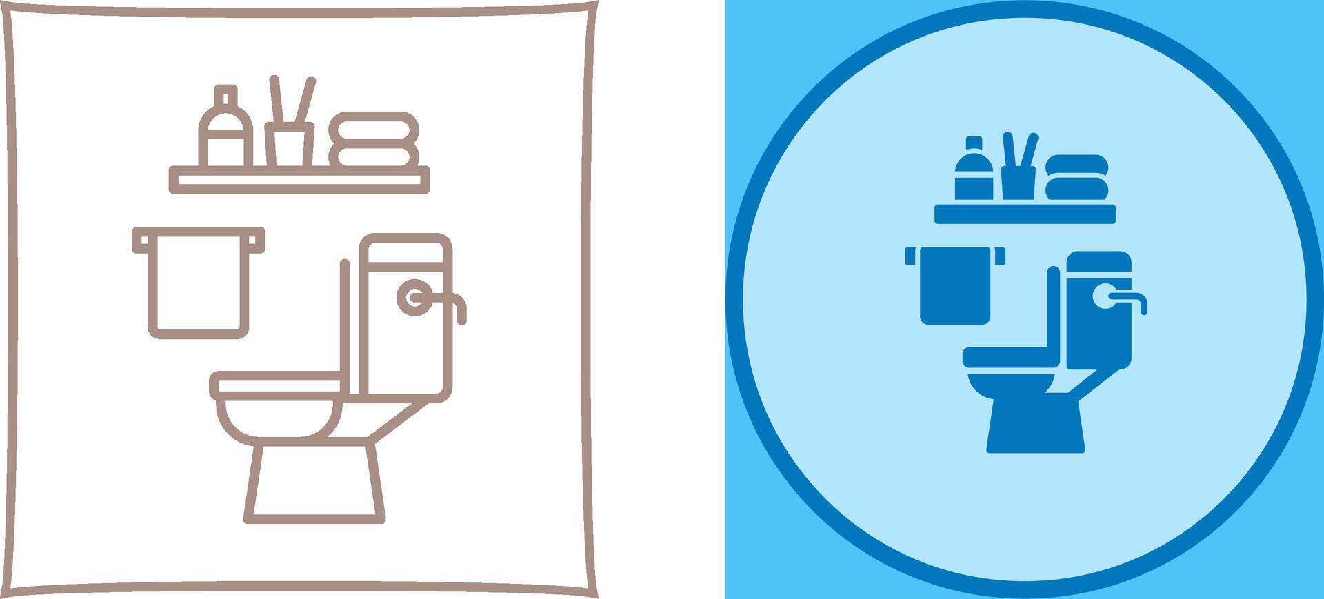 Toilet Icon Design vector