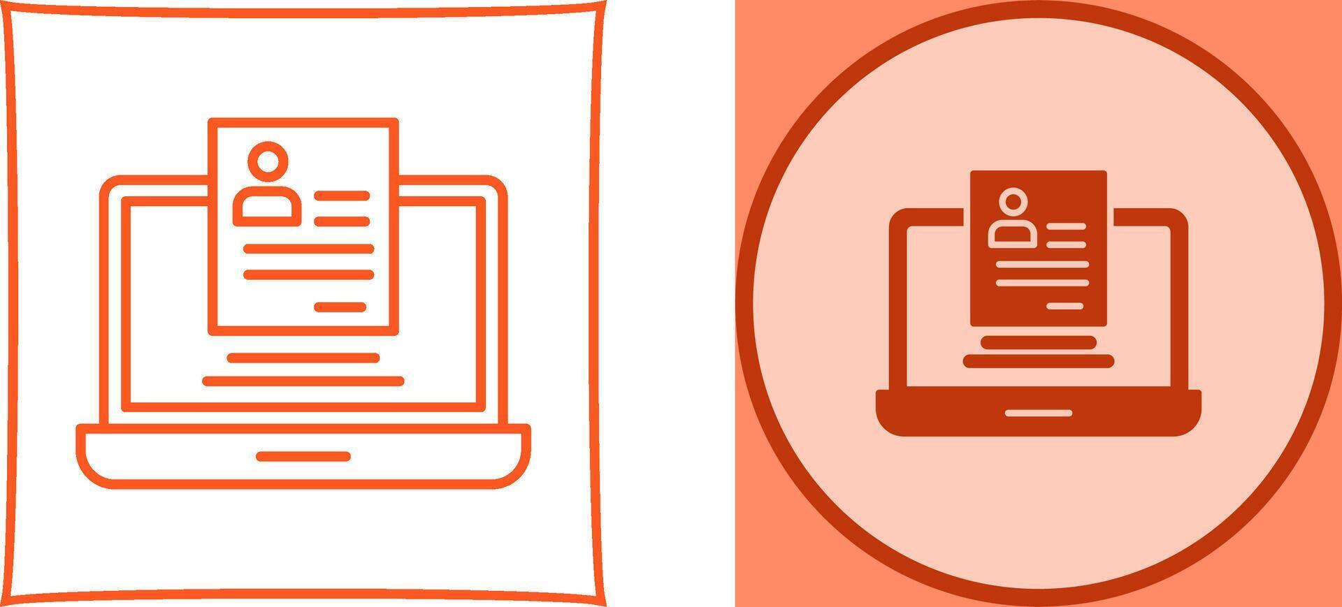 Registration Icon Design vector