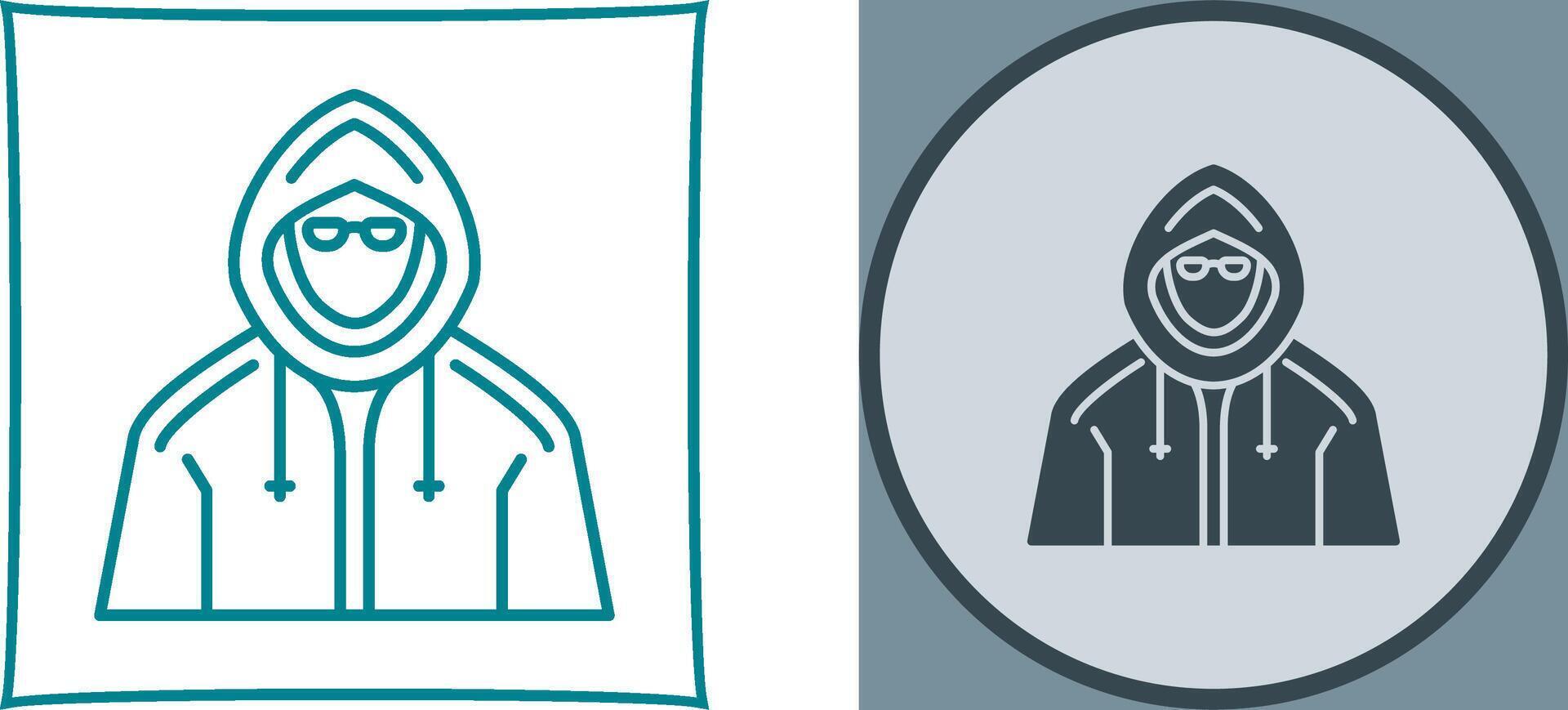 Hacker Icon Design vector