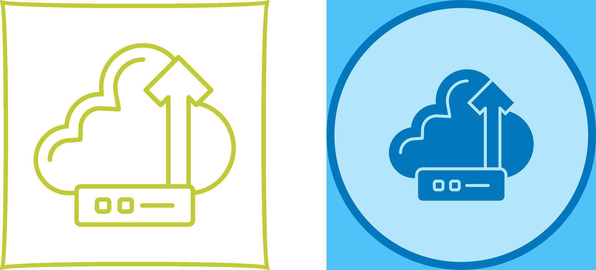 Cloud Icon Design vector