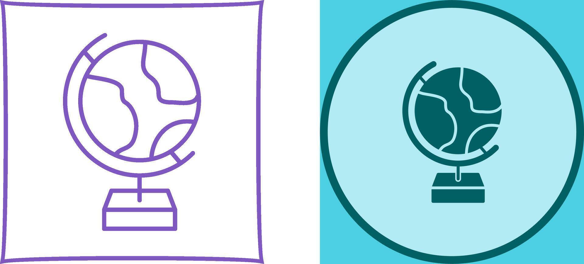 Globe Icon Design vector