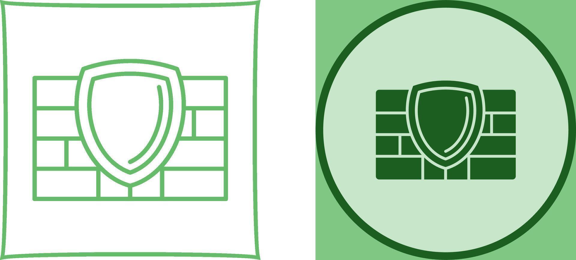 Firewall Icon Design vector