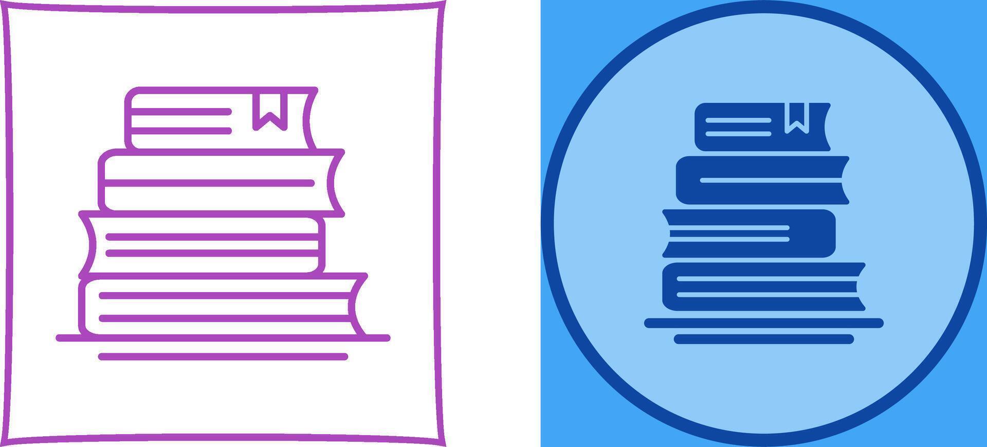 Books Icon Design vector