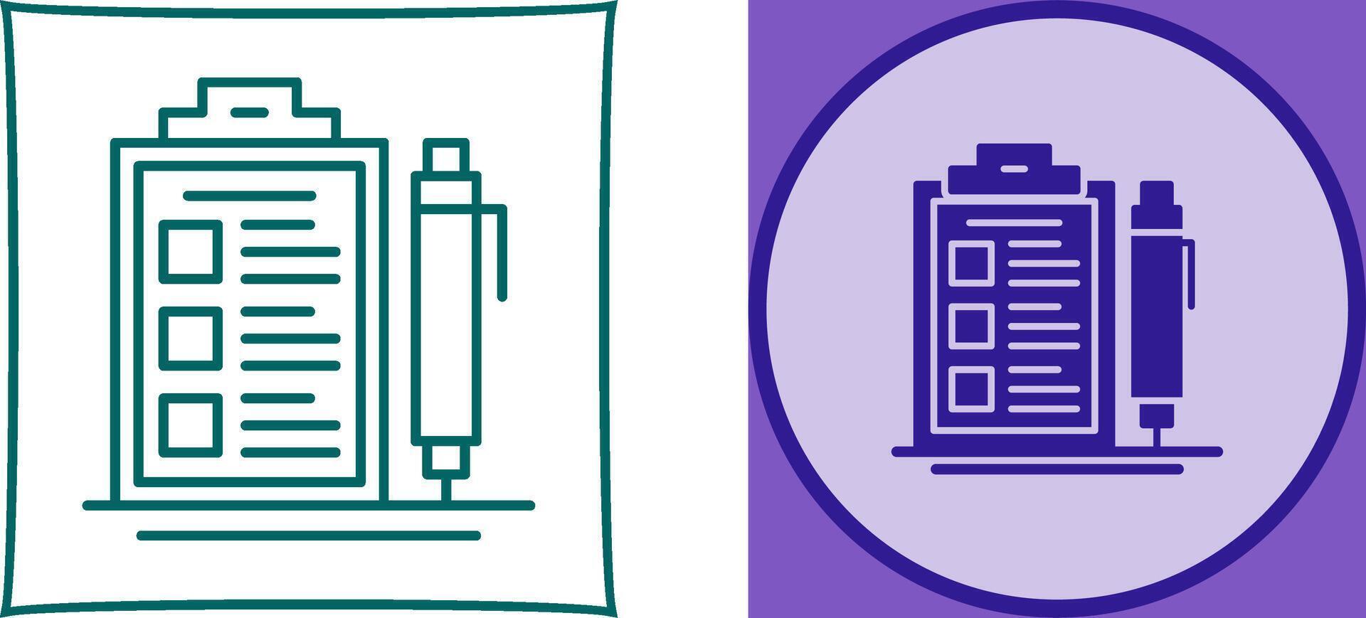 Check List Icon Design vector