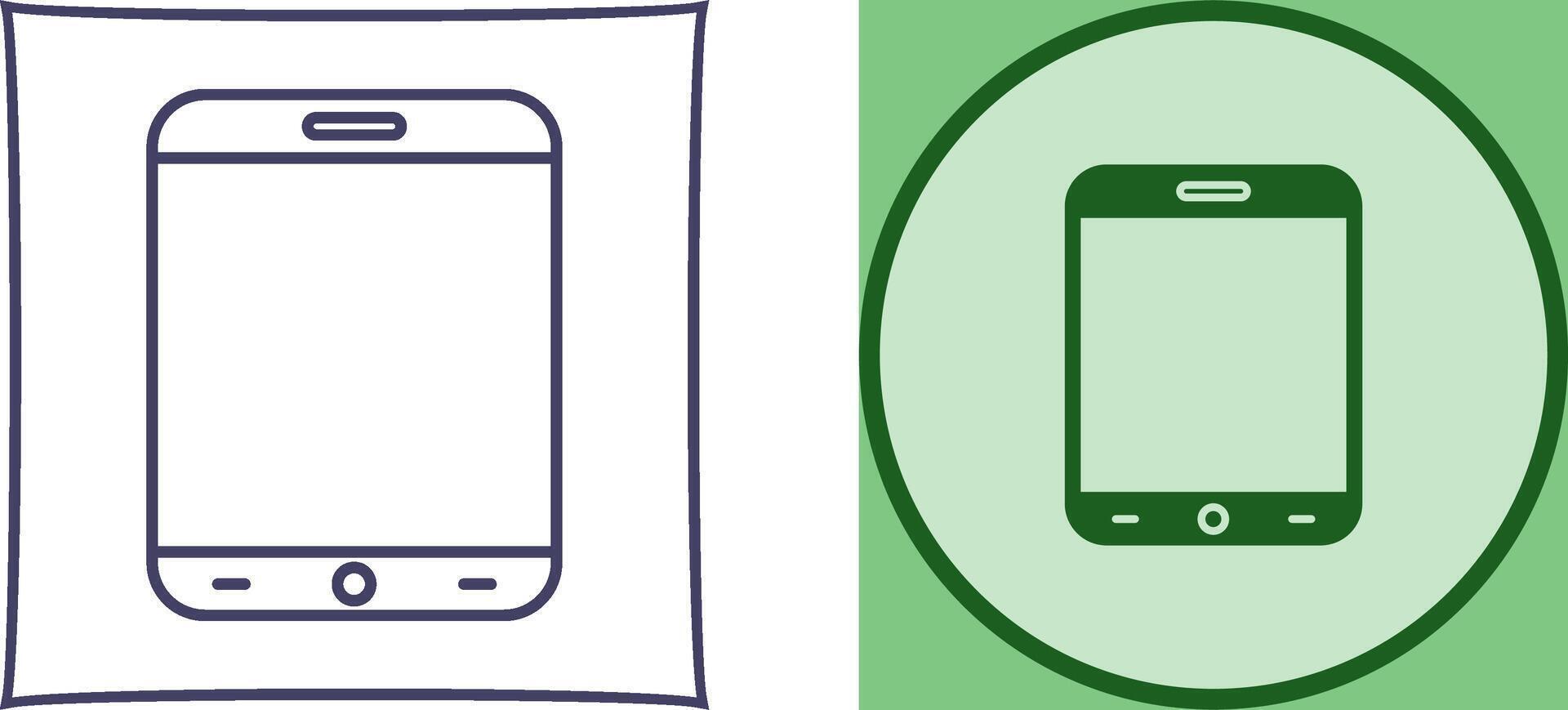 Tablet Icon Design vector