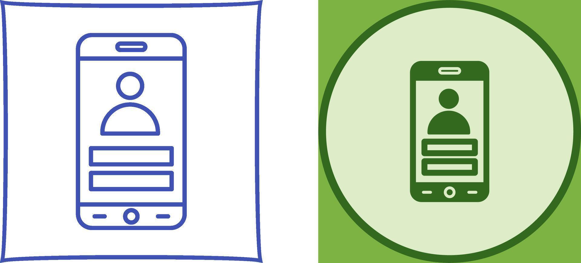 Login Icon Design vector