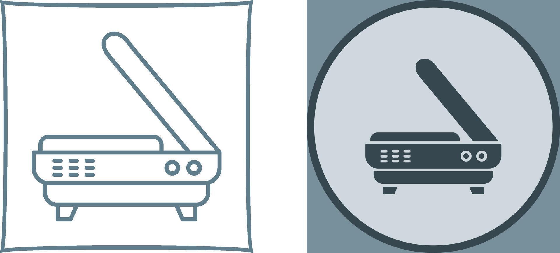 Scanner Icon Design vector