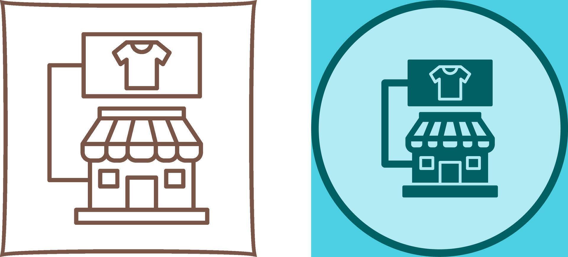 Store Icon Design vector